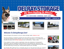 Tablet Screenshot of delraystorage.com